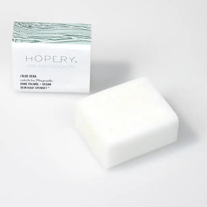 HOPERY Aloe Vera Seife mit Sheabutter und Bio-Arganöl 100 g