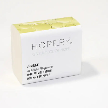 HOPERY Olivenölseife mit Sheabutter und Bio-Arganöl 100 g