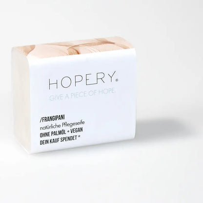 HOPERY Frangipani Seife extra mild für Hände, Gesicht und Körper 100 g