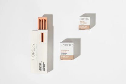 HOPERY Zero Waste Gesichtsreinigung und Ultra Rich Face Serum Set für normale Haut 2-teilig