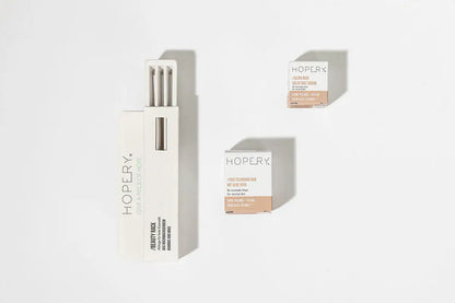 HOPERY Zero Waste Gesichtsreinigung und Ultra Rich Face Serum Set für normale Haut 2-teilig