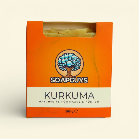 SOAPGUYS KURKUMA Naturseife entzündungshemmende & beruhigende Pflege 100 g