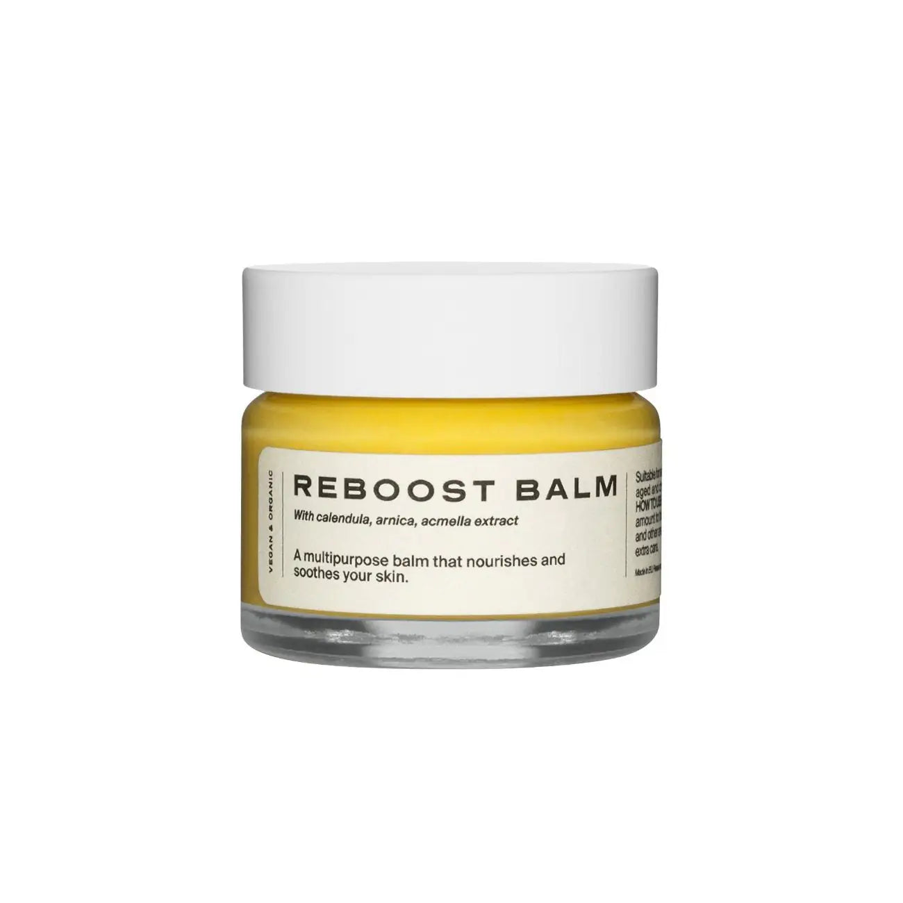 LOELLE ORGANICS Reboost Balm 15ml Gesichtscreme mit Acmella - natürliches Boxtox - Tigel Nahaufnahme
