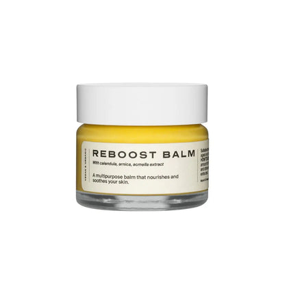 LOELLE ORGANICS Reboost Balm 15ml Gesichtscreme mit Acmella - natürliches Boxtox - Tigel Nahaufnahme