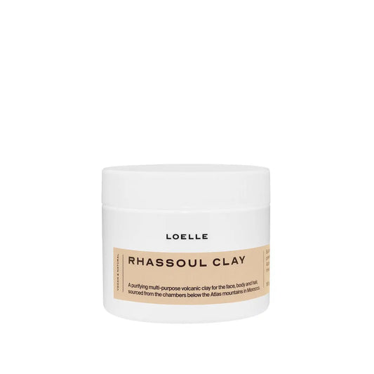 LOELLE ORGANICS Gesichtsmaske Marokkanische Tonerde Maske Rhassoul 150g - Tigel