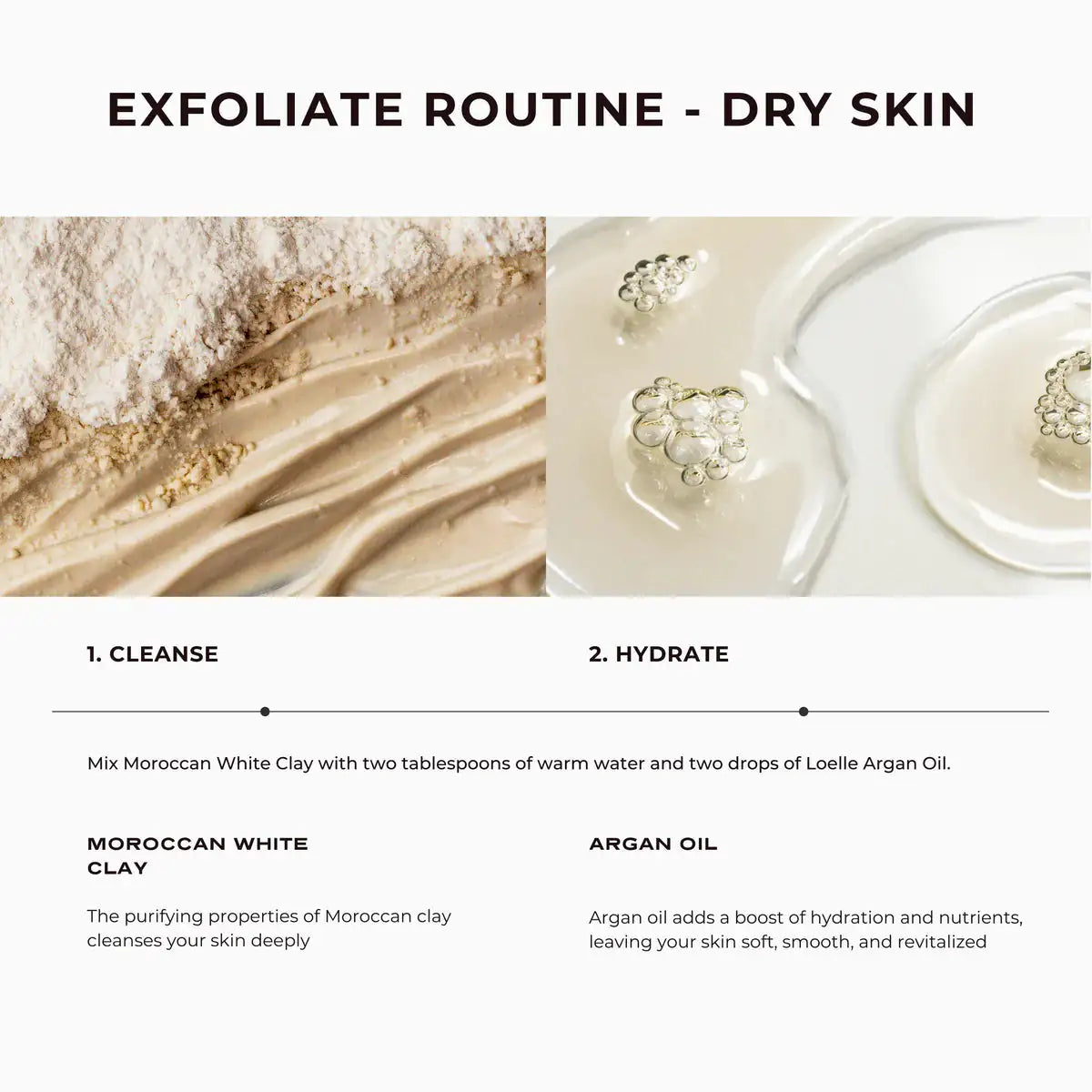 LOELLE ORGANICS Arganöl 100ml - Anleitung