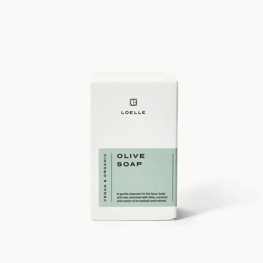 LOELLE ORGANICS Marokkanische Olivenölseife - Mild zu Haut & Haar - Kartonage