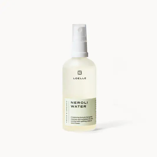 LOELLE ORGANICS Neroli Gesichtswasser 100ml - Flasche mit Pumpzerstäuber