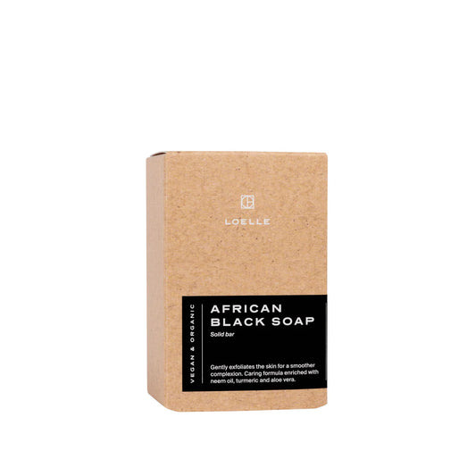 LOELLE Afrikanische Schwarze Seife 150 g