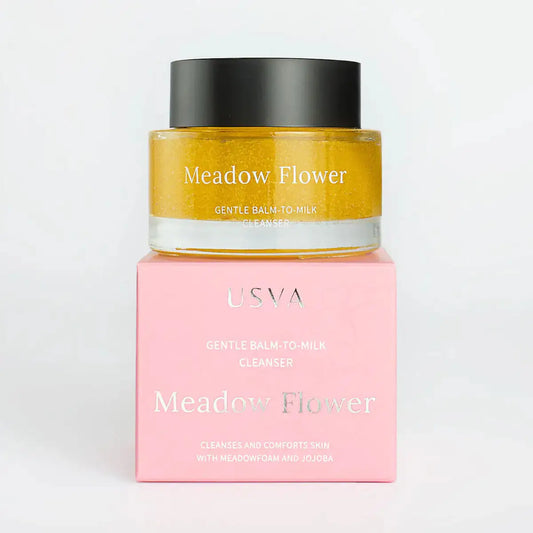 USVA COSMETICS Meadow Flower Balm-to-Milk Cleanser sanfte Gesichtsreinigung für trockene Haut 50 ml