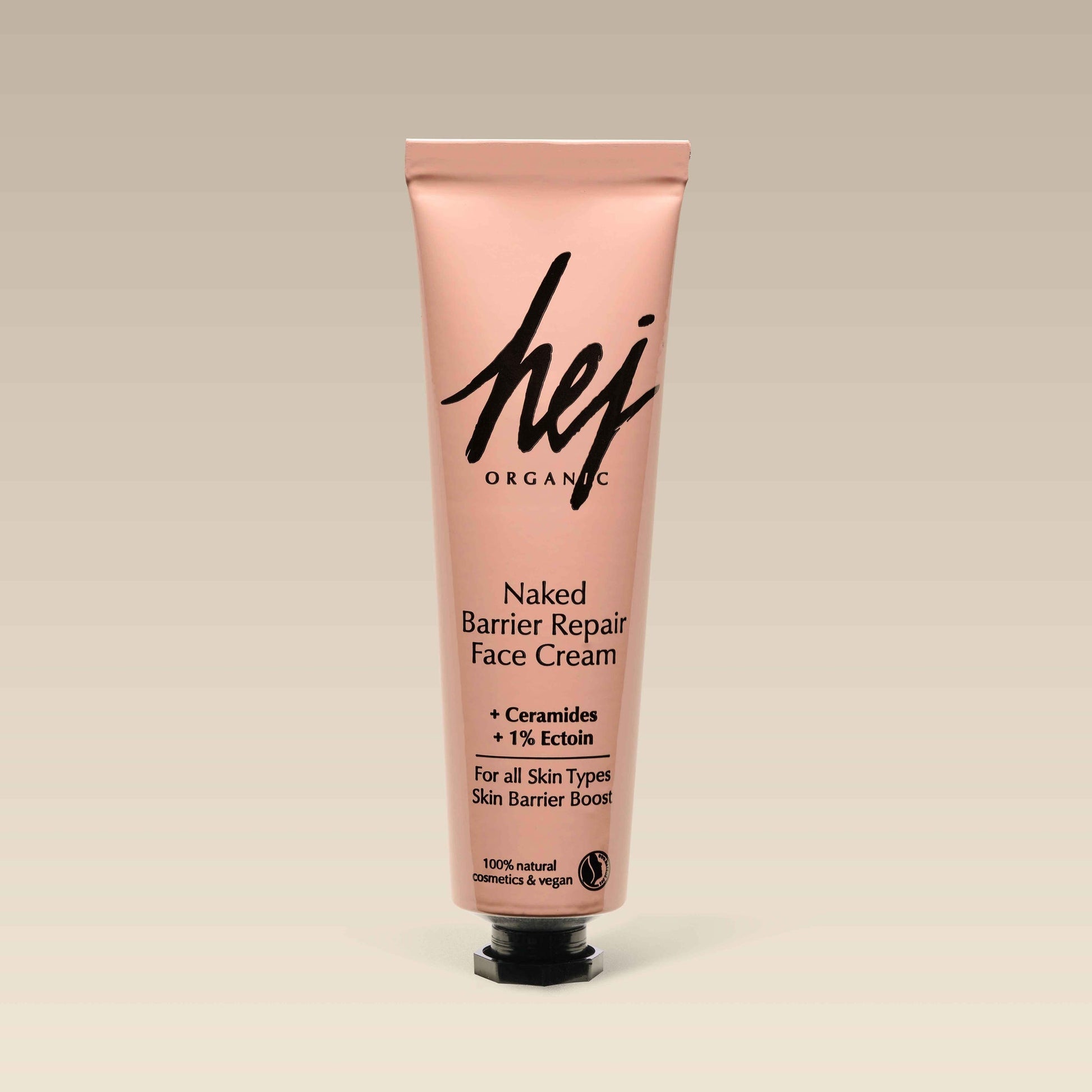 HEJ ORGANIC Naked Barrier Repair Face Cream, 30 ml, Tube mit Schraubverschluss