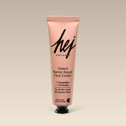 HEJ ORGANIC Naked Barrier Repair Face Cream, 30 ml, Tube mit Schraubverschluss