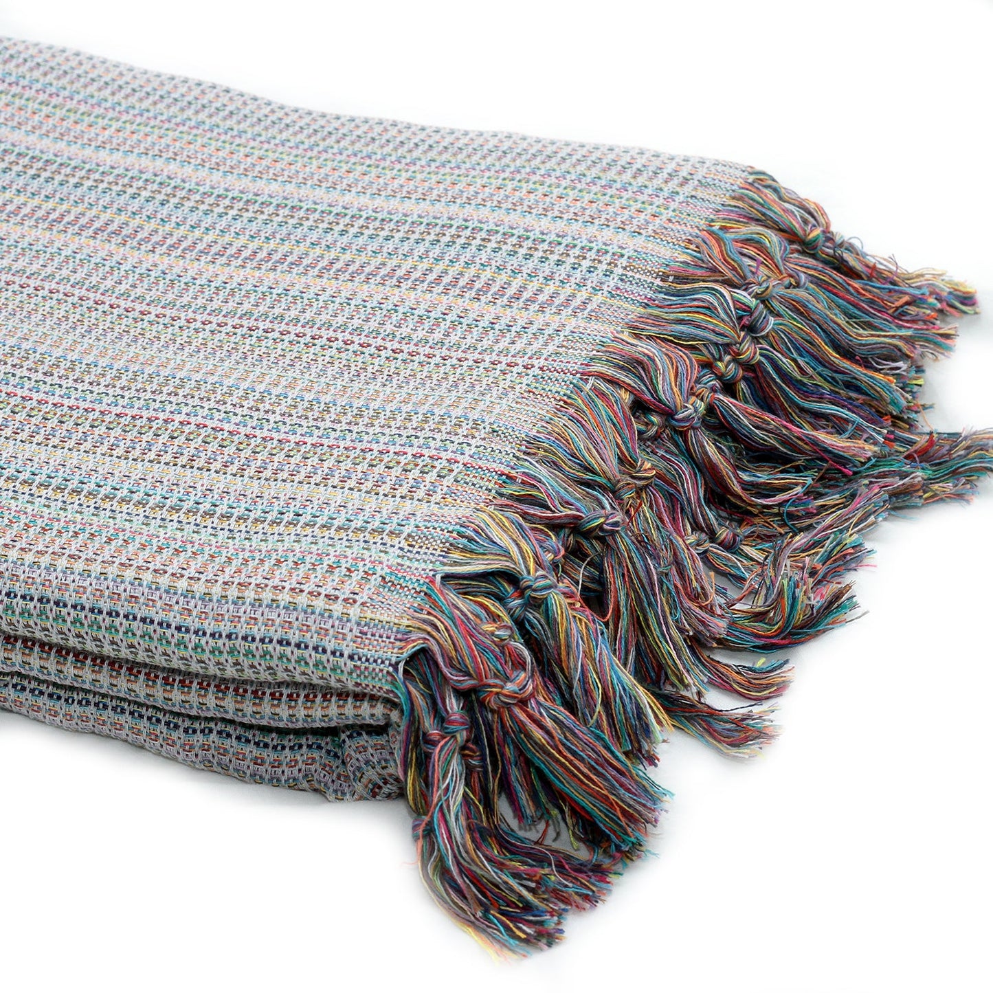MADEATHAND | TAGESDECKE BUNT BAUMWOLLE | 200x240cm-2