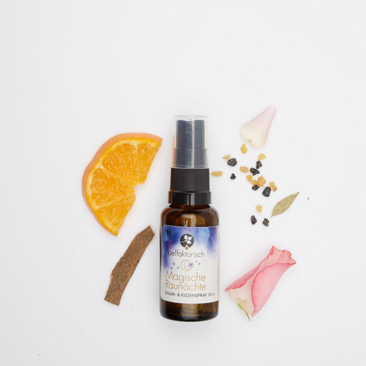 OELFAKTORISCH Magische Raunacht Kissenspray mit Weihrauch 30 ml
