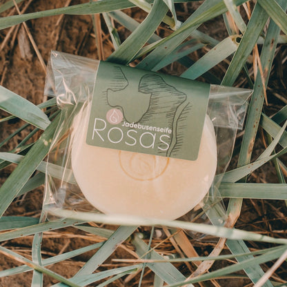 ROSAS NATURKOSMETIK Jadebusenseife pflegende Naturseife mit Lavendel und Palmarosa 100g