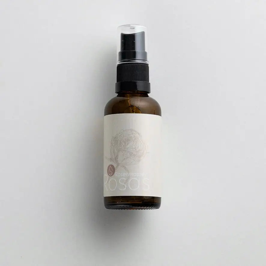 ROSAS NATURKOSMETIK Rosenwasser Naturreines Hydrolat für Haut und Haar 100 ml