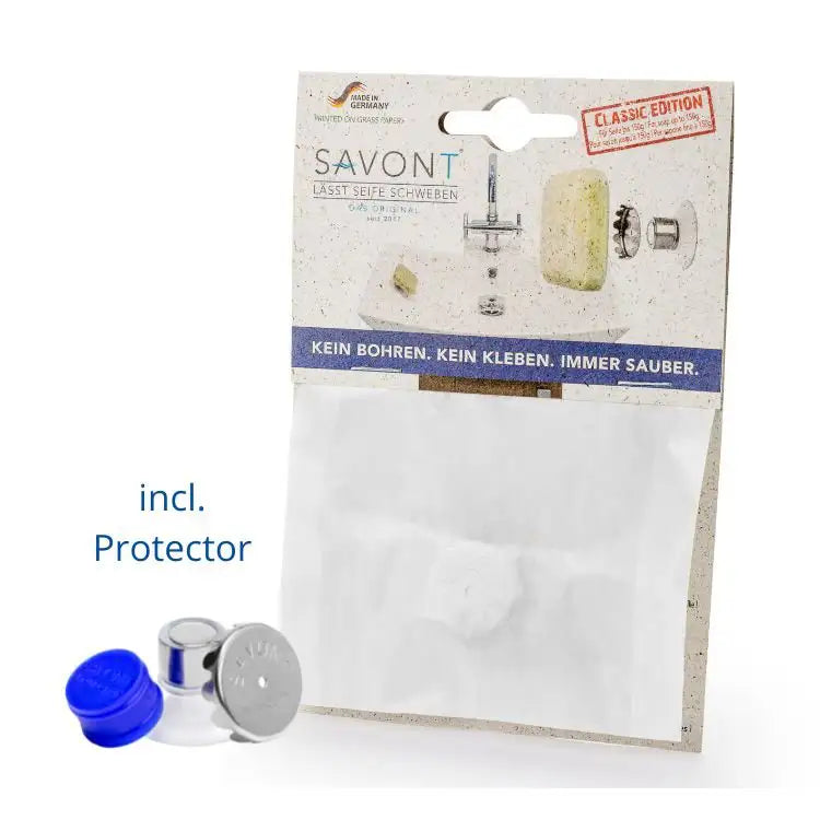 SAVONT Seifenhalter magnetisch für feste Seife bis 150 g