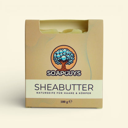 SOAPGUYS SHEABUTTER Naturseife feuchtigkeitsspendend & beruhigend 100 g