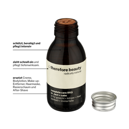 THEREFORE BEAUTY | COMPLETE CARE 003 PFLEGEÖL | FÜR GESICHT, KÖRPER & HAAR | 50 ML